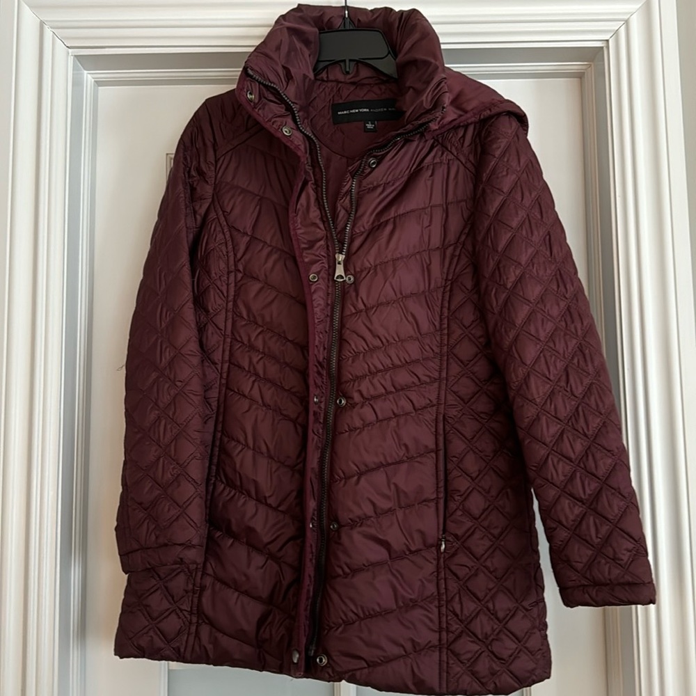 ✨ Marc New York Andrew Marc Maroon Winter Coat ✨